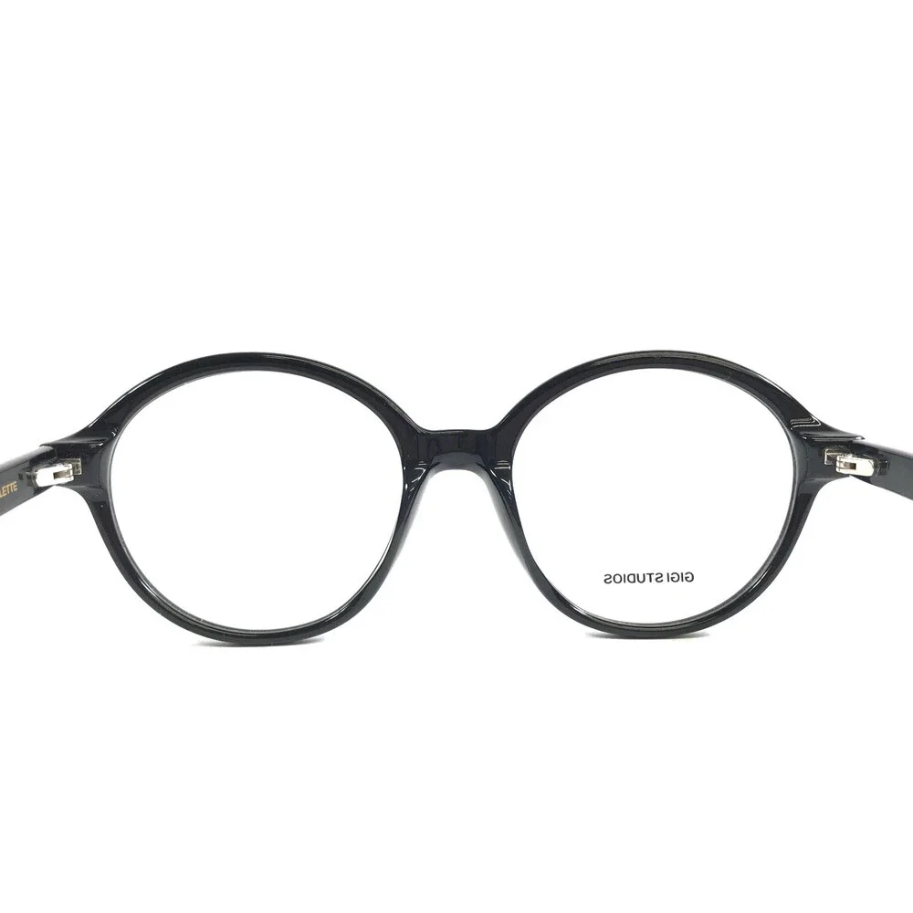 Gigi Studios Eyeglasses Frames COLETTE 6870/1 Black Round Full Rim 47-17-135